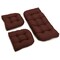 U-Shaped Spun Polyester Tufted Settee Cushion Set (Set of 3) - Cocoa